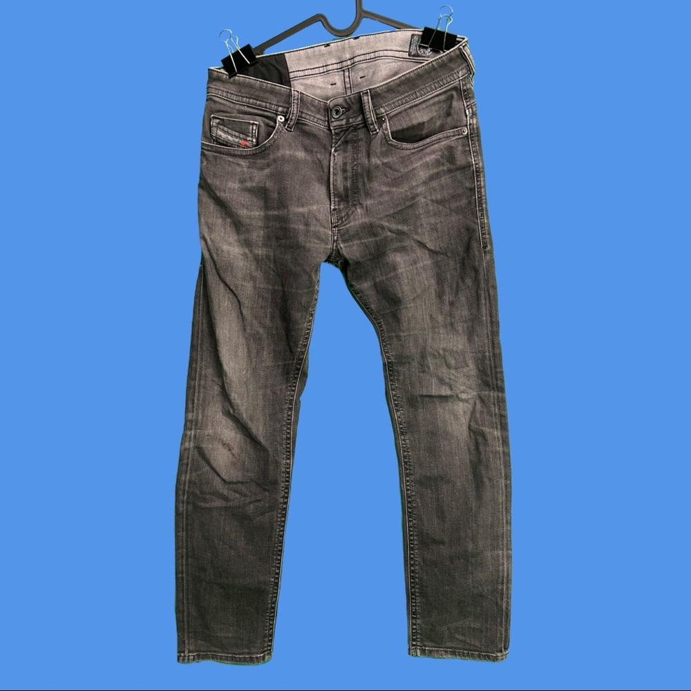 Diesel Thommer Slim-Skinny Black Jeans